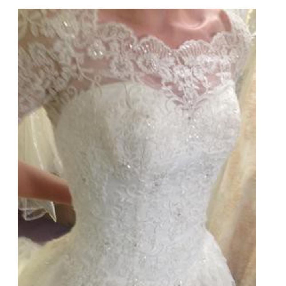 Alfred Angelo Wedding dress size 16 NWT - Picture 6 of 17